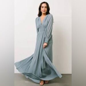 Baltic Born Dusty Blue Olivia Maxi Dress